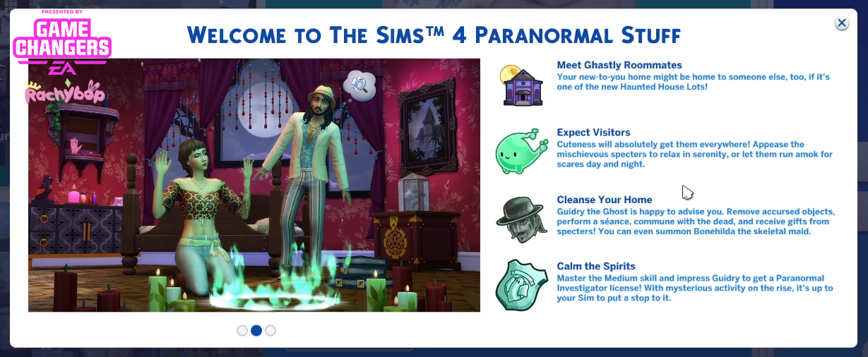 sims 4 paranormal cheat